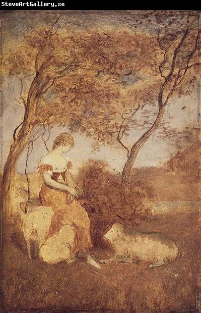 Albert Pinkham Ryder The Shepherdess